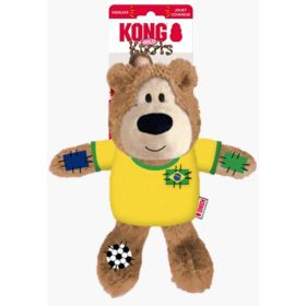 KONG Wild Knots Sport Bear Dog Toy Brazil, 1ea/MD