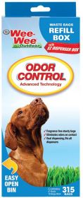 Four Paws WeeWee Outdoor Odor Control Heavy Duty Dog Waste Bags Refill Rolls 1ea/315 ct