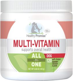 Four Paws Healthy Promise Dog Multivitamin Soft Chews Savory Chicken, 1ea/5.08 oz 120 ct