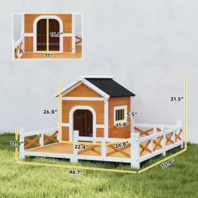 Dog House (No Shipments On Weekends) (Option: defaulttitle)