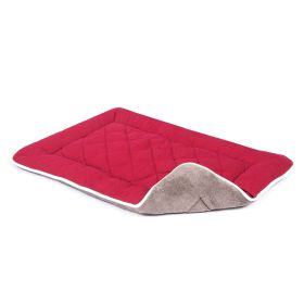 DGS Pet Products Pet Cotton Canvas Sleeper Cushion Extra Small Sand 15" x 20" x 1" (Color: Berry, size: Extra Large)