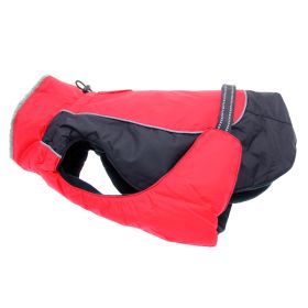 Alpine All-Weather Dog Coat (Color: Red and Black, size: 2X-Large)