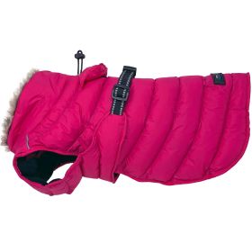 Alpine Extreme Weather Puffer Coat (Color: Pink Peacock, size: 3X-Large)