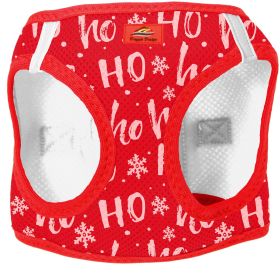 American River Choke Free Dog Harness Holiday Collection (Color: HO HO HO, size: X-Large)