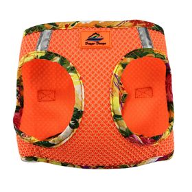 American River Choke Free Harness Hawaiian Trim (Color: Sunset Orange, size: 2X-Large)