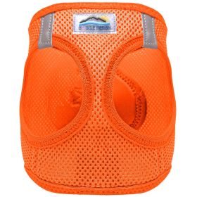 American River Solid Ultra Choke Free Dog Harness (Color: Hunter Orange, size: X-Large)