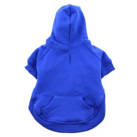 Flex-Fit Dog Hoodie (Color: Blue, size: 4X-Large)