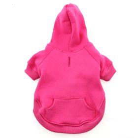 Flex-Fit Dog Hoodie (Color: Pink, size: 3X-Large)