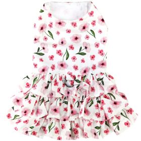 Spring Wildflower Dog Dress with Matching Leash (size: X-Large)