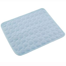 Dog Cooling Mat Summer Pets Cold Bed Extra Large For Small Big Dogs Pet Accessories Cat Durable Blanket Sofa Cat Ice Pad Blanket Pet Products (Option: Light Blue-L70*55cm)
